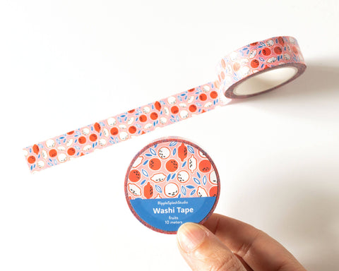 Cute Lemon Washi Tape - 15mm x 10m