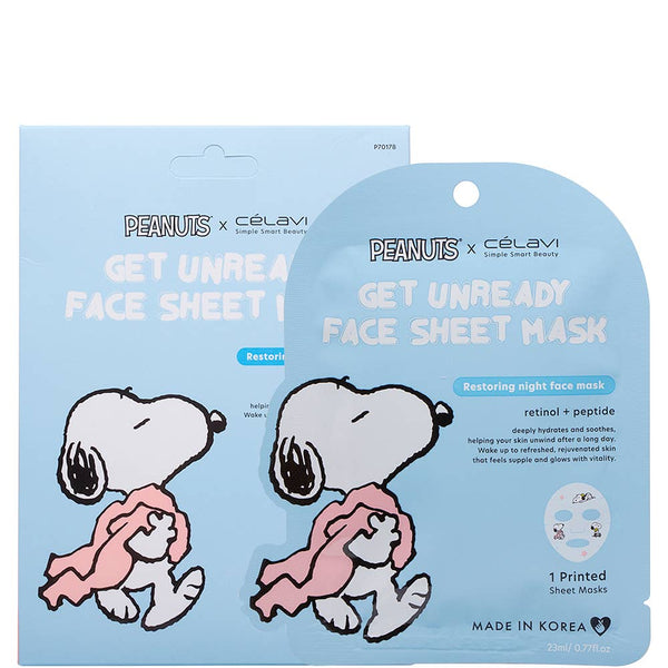 Get Unready Face Mask - Peanuts Snoopy Edition
