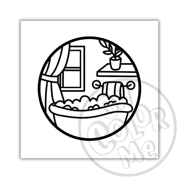 Mini Coloring Book Calming Scenes, 4