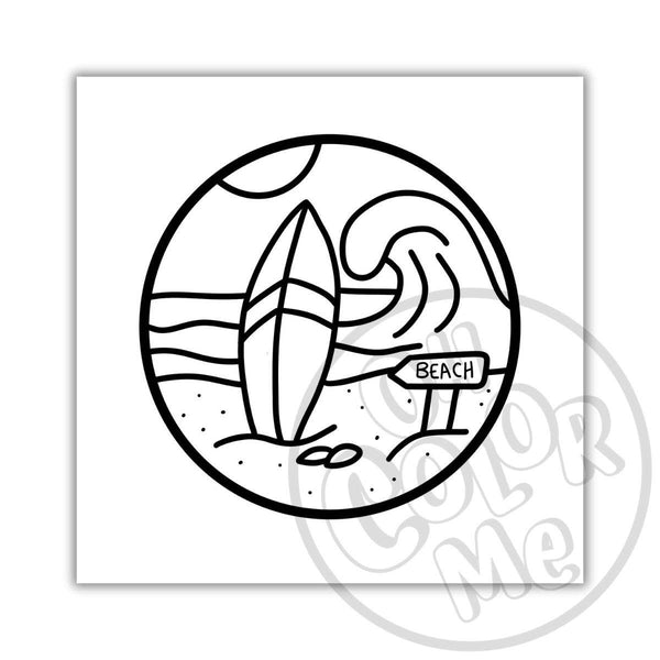 Mini Coloring Book Calming Scenes, 4