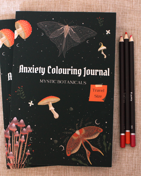 Journal anti-anxiété format voyage : Mystic Botanicals