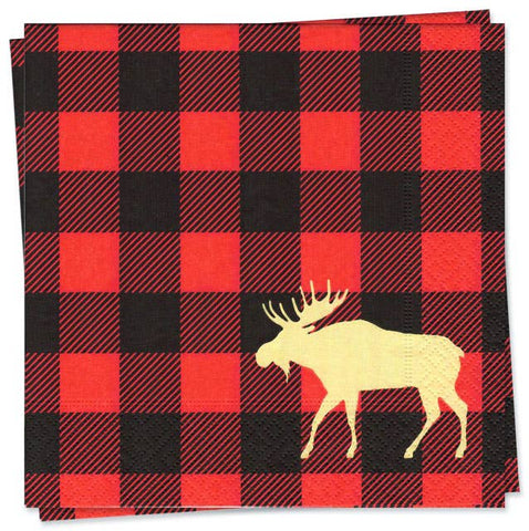 Buffalo Moose Luncheon Napkin