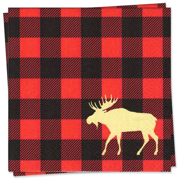Buffalo Moose Luncheon Napkin