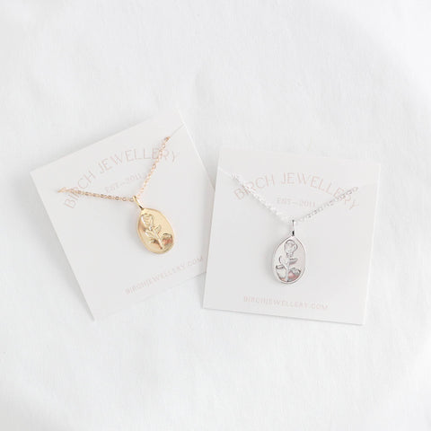 Rose Medallion Necklace