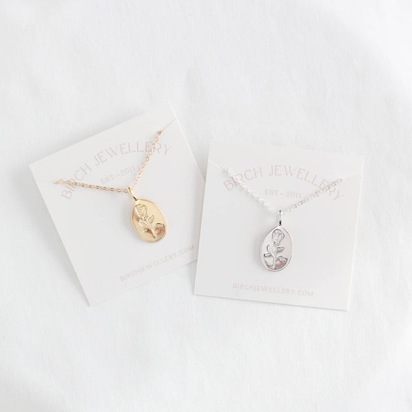 Rose Medallion Necklace