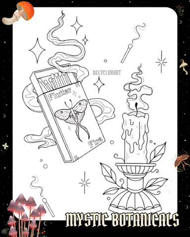 Journal anti-anxiété format voyage : Mystic Botanicals