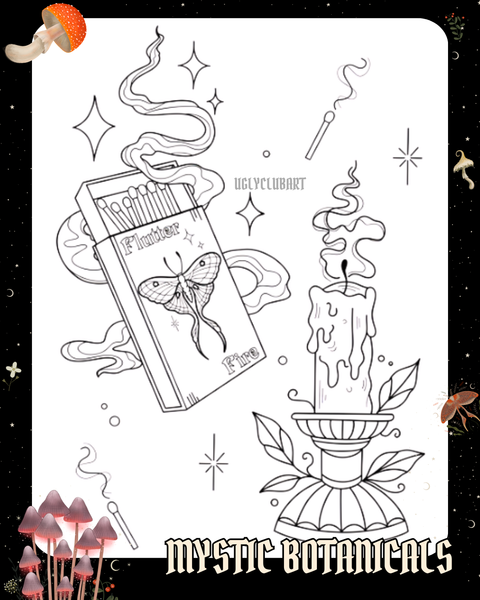 Journal anti-anxiété format voyage : Mystic Botanicals