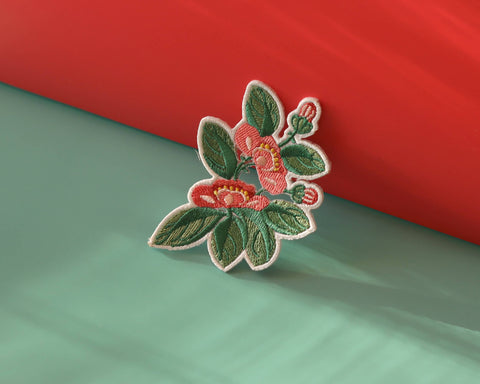 Floral Iron-On Patch