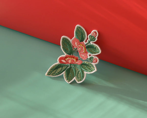 Floral Iron-On Patch