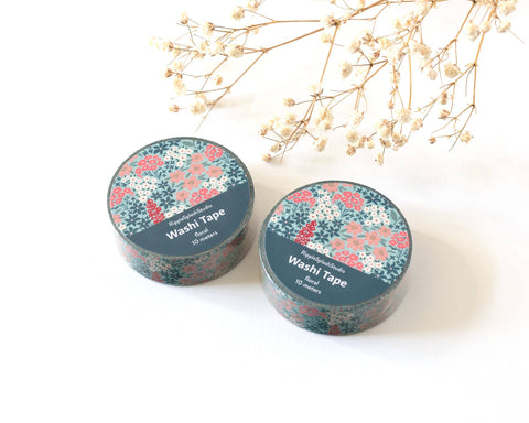 Floral Washi Tape - 15mm x 10m