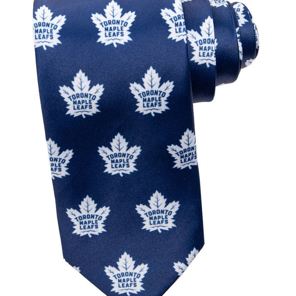 Cravate à logo intégral des Maple Leafs de Toronto