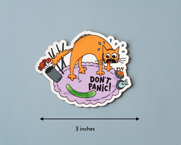 Don't Panic Vinyl Sticker