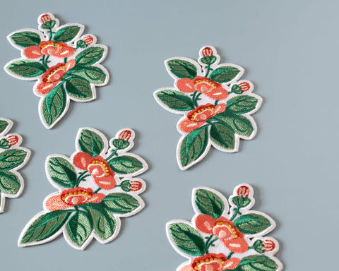 Floral Iron-On Patch