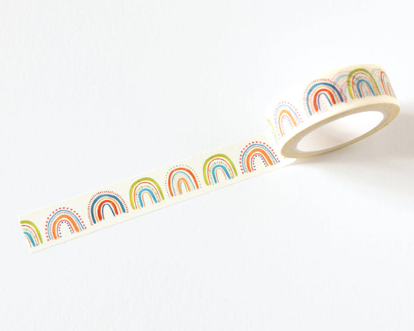 Colorful Rainbow Washi Tape - 15mm x 10m