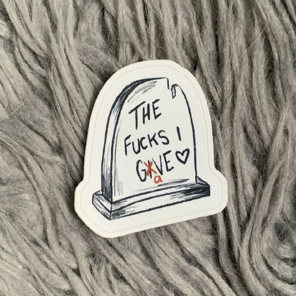 F’s I gave sticker
