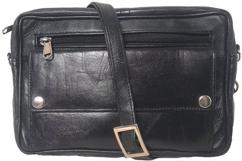 Genuine Leather Lambskin Shoulder Messenger Bag
