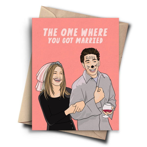 Friends Funny Wedding Card - Bridal Shower Card