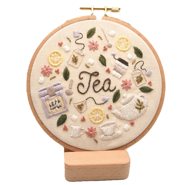 DIY Embroidery Kit (Tea Lover)