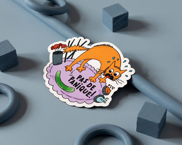 Pas de Panique Vinyl Sticker