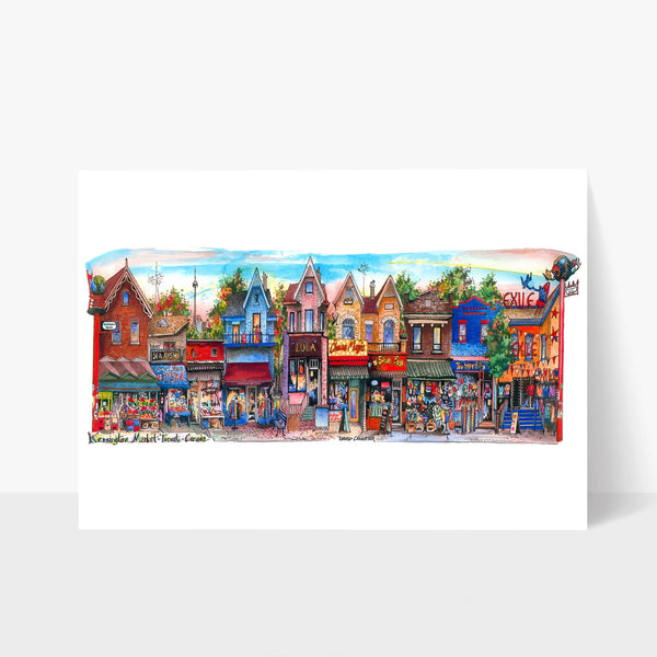 Carte postale du marché de Kensington