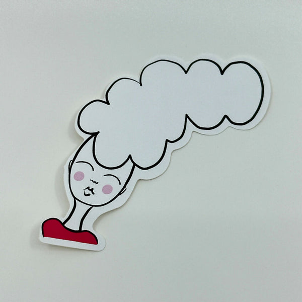 Cloud Lady Sticker