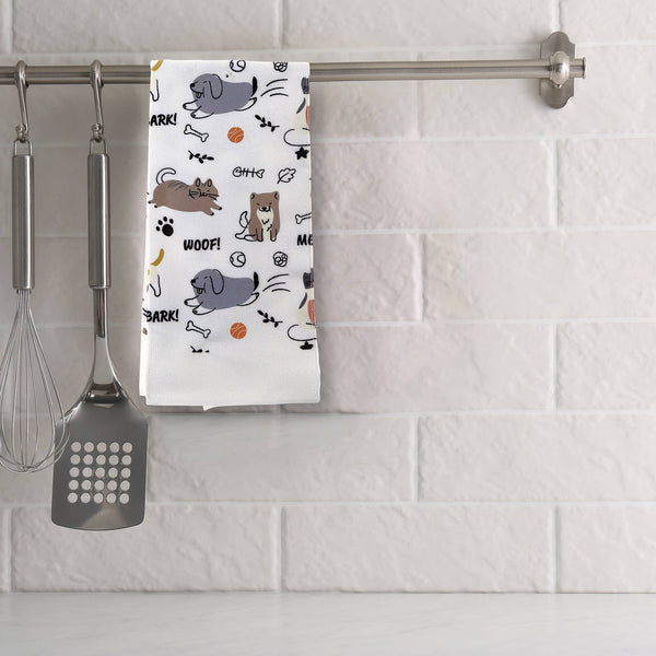Serviette pour les mains Chien et Chat