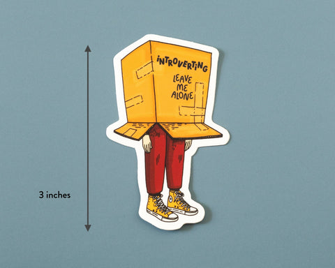Funny Introvert Sticker