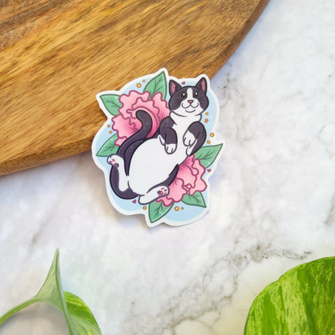 Rolling Tuxie 3" Vinyl Sticker
