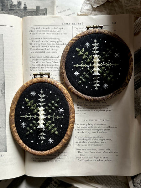 Embroidery Art | Snake Vertebrae