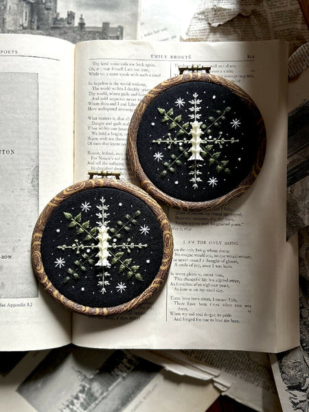 Embroidery Art | Snake Vertebrae