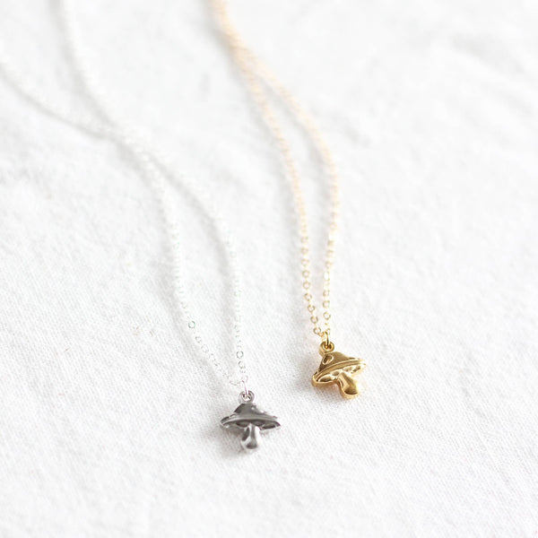 Mushroom Necklace