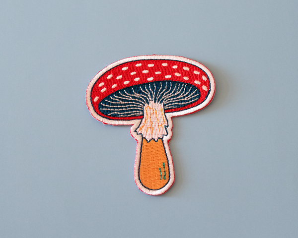Mushroom Iron-On Patch