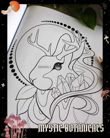Journal anti-anxiété format voyage : Mystic Botanicals