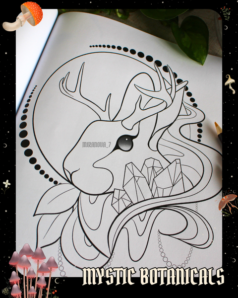 Journal anti-anxiété format voyage : Mystic Botanicals