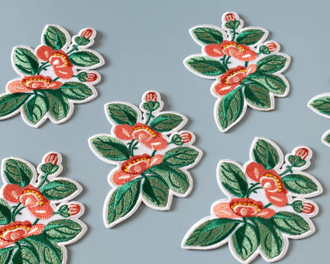 Floral Iron-On Patch