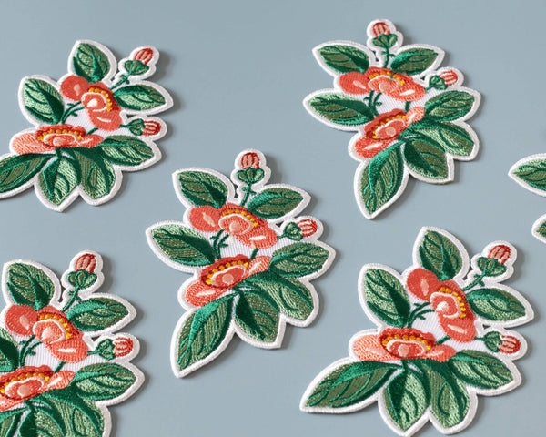 Floral Iron-On Patch