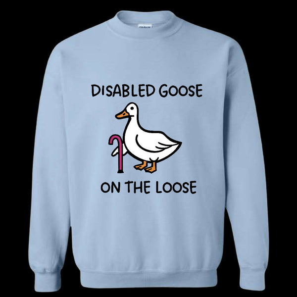 Disabled Goose Blue Sweatshirt
