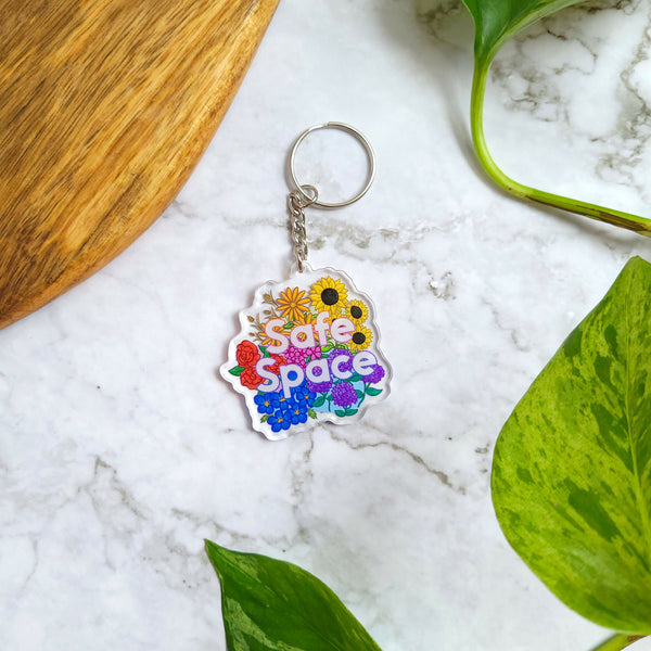 Safe Space Acrylic Keychain