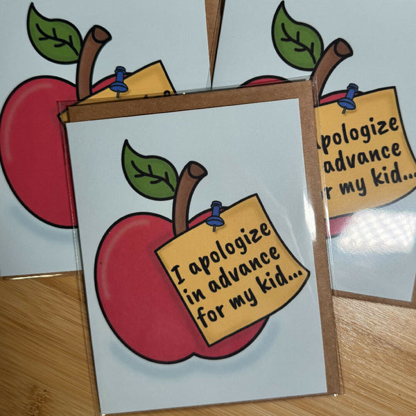 Back to School Teacher Card by A Spoonful of Becky Designs