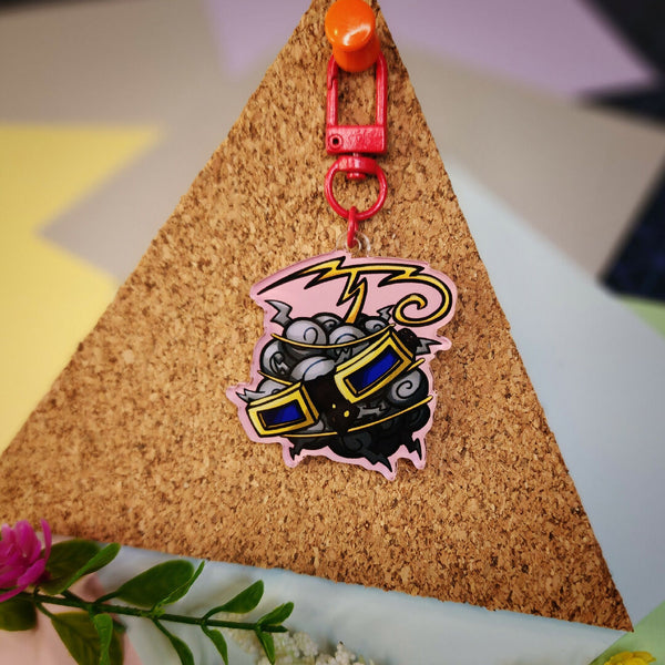 Magnet-Magnet Fruit Eustass Kid Keychain