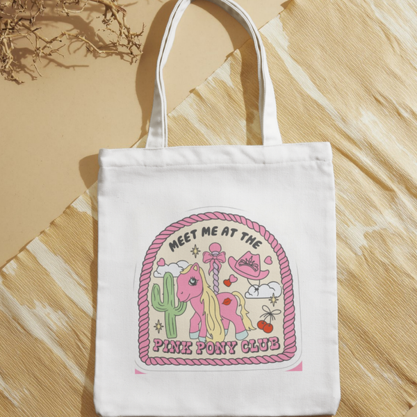 Pink Pony Club - Motif Tote Bag
