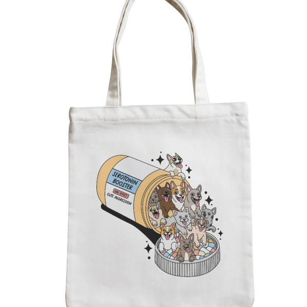 DOG Serotonin Booster - Motif Tote Bag