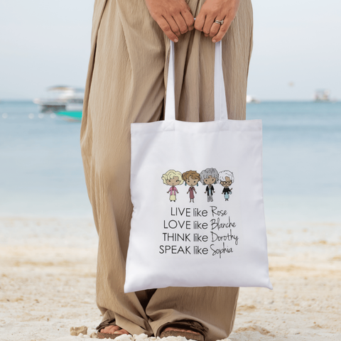 Golden Gals - Motif Tote Bag