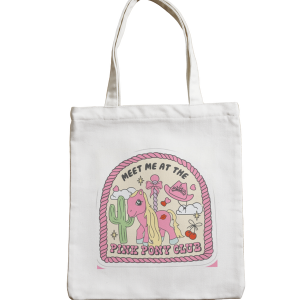 Pink Pony Club - Motif Tote Bag