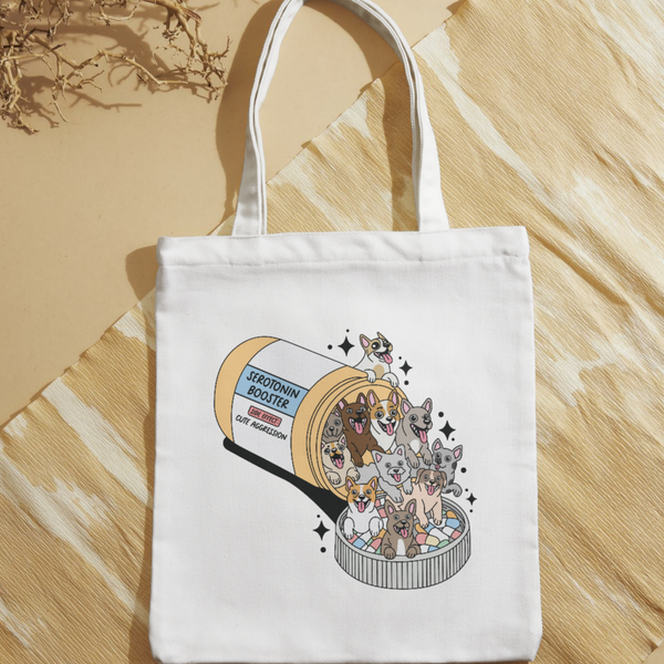 DOG Serotonin Booster - Motif Tote Bag