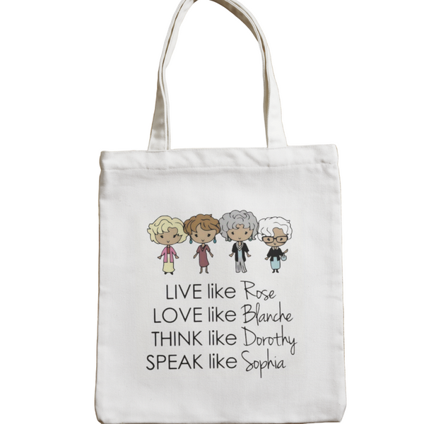 Golden Gals - Motif Tote Bag