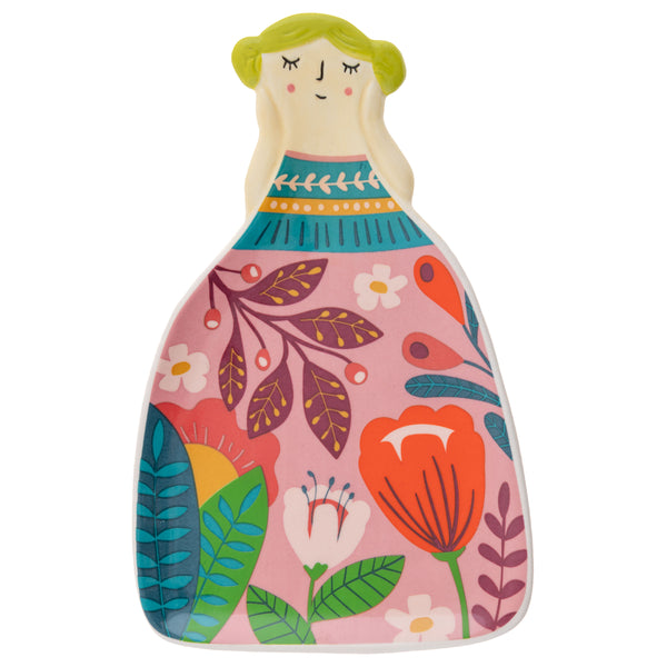 REYNA TRINKET DISH - GREEN HAIR