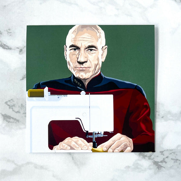 Make It Sew blank greeting card