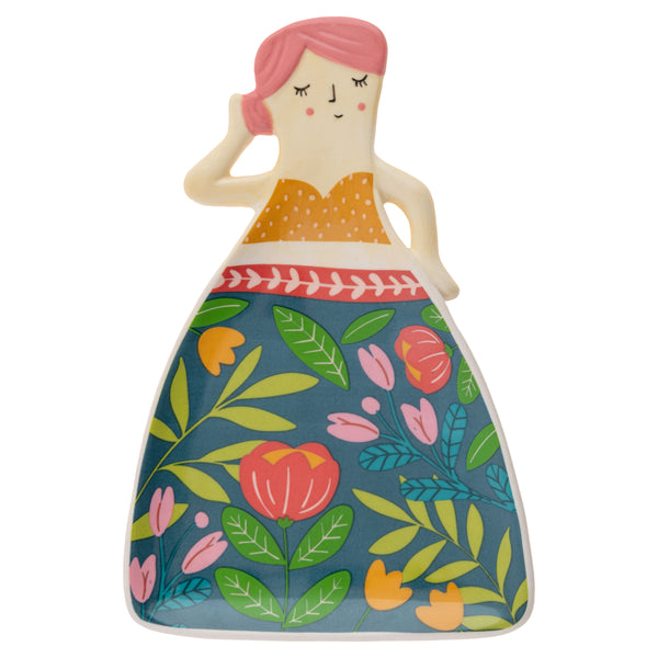 REYNA TRINKET DISH - PINK HAIR