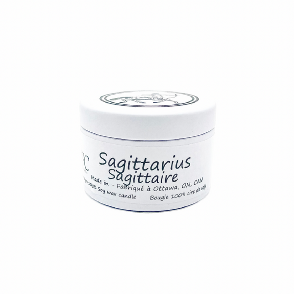 Sagittarius Zodiac Candle, 2oz
